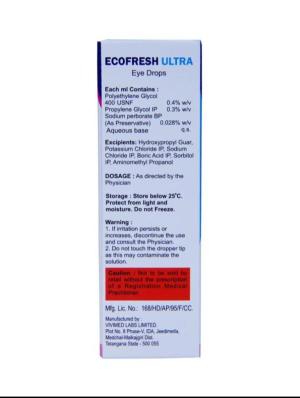 ECOFRESH ULTRA EYE DROPS